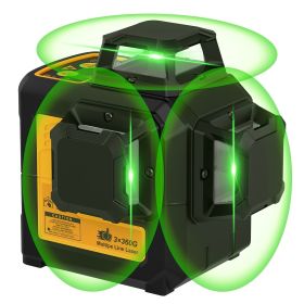 Self Leveling Laser Level Tool, 3x360 Line Lasers, 12 Lines Green Beam Leveler Tool, With Self-leveling, Manual, Pulse Mode, Lazer Level With 360 Magn