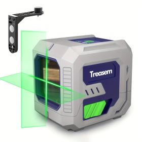 Self Leveling Laser Level, Durable High Accurate Level Tool With Light Adjustment, Cross Line Green Lazer Level For Picture Hanging, Home Renovation,