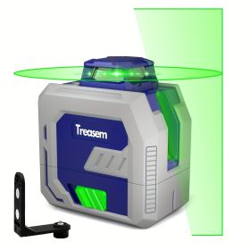 Laser Level, Self-leveling Laser, Rechargeable Measurement Tool With Type-C Charging Port For Building Construction, Hanging Pictures, Calibration, Ti