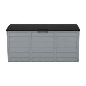 75gal 130lb Black Lid Plastic Patio Storage Box