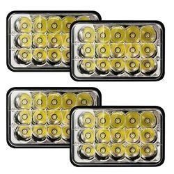 4" x 6" 4 pcs Rectangle High Low Sealed LED Headlight