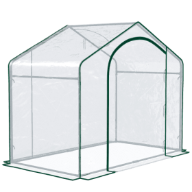 Portable Walk-in Steel Frame Garden Greenhouse