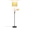 67.32In Mother Daughter Floor Lamp with Linen Shade 3200K Brightness 360° Adjustable Reading Light Modern Decoration Standing Lamp for Living Room Bed